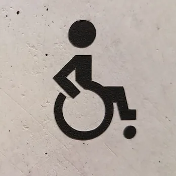 Place handicapée